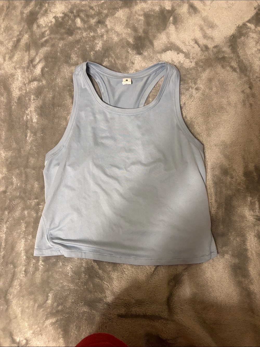 Yogalicious Light Blue Racerback Tank Top